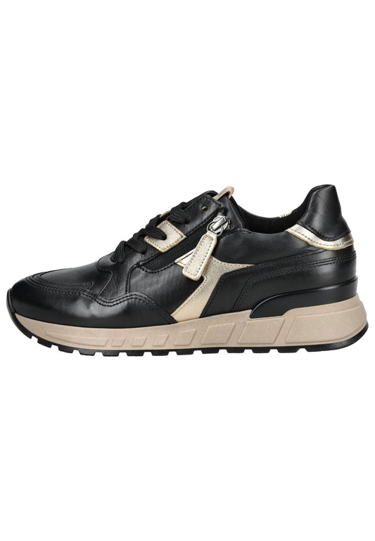 Gabor Comfort Sneaker Leder Schwarz/Weiß