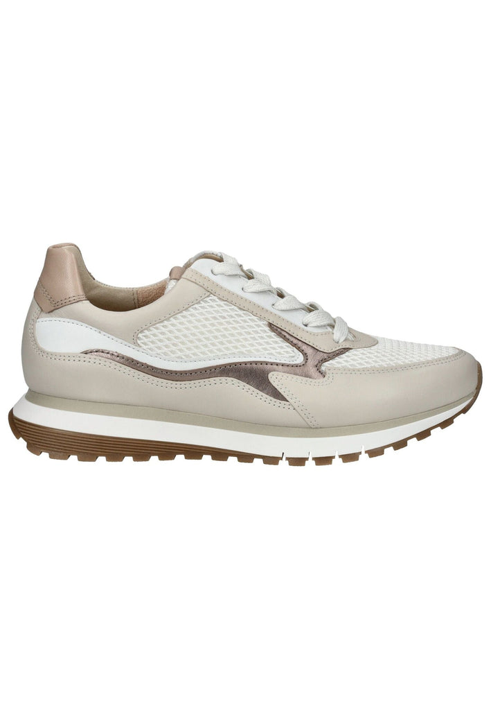 Gabor Comfort Sneaker Leder/Synthetik Weiß/Beige