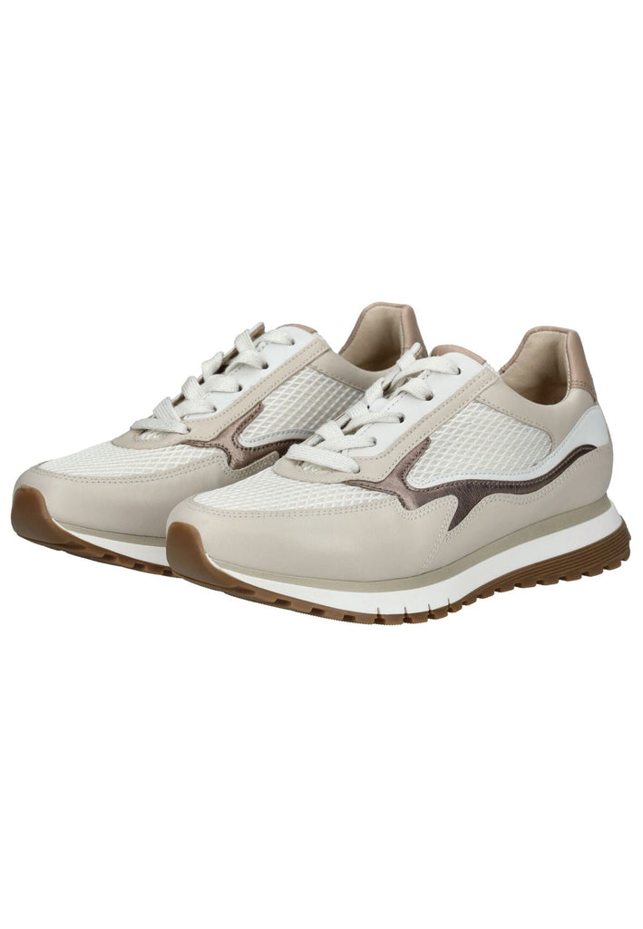 Gabor Comfort Sneaker Leder/Synthetik Weiß/Beige