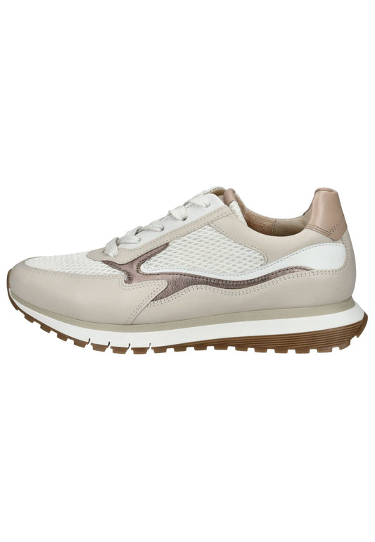 Gabor Comfort Sneaker Leder/Synthetik Weiß/Beige