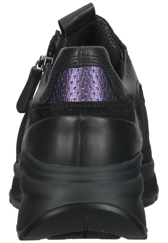 Gabor Comfort Sneaker Leder/Textil Schwarz Kombi