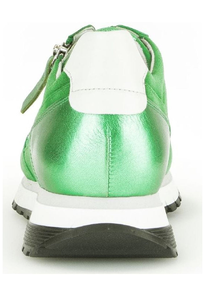 Gabor Comfort Sneaker Leder Weiß/Grün
