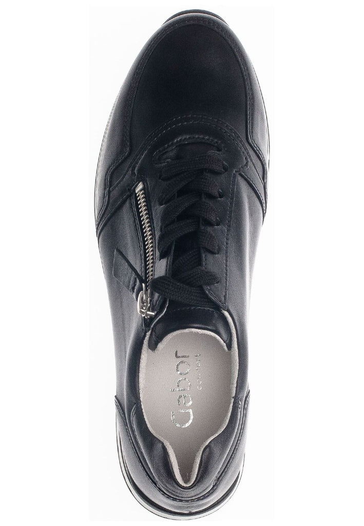 Gabor Comfort Sneaker Nappaleder Schwarz