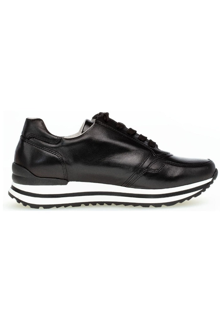 Gabor Comfort Sneaker Nappaleder Schwarz