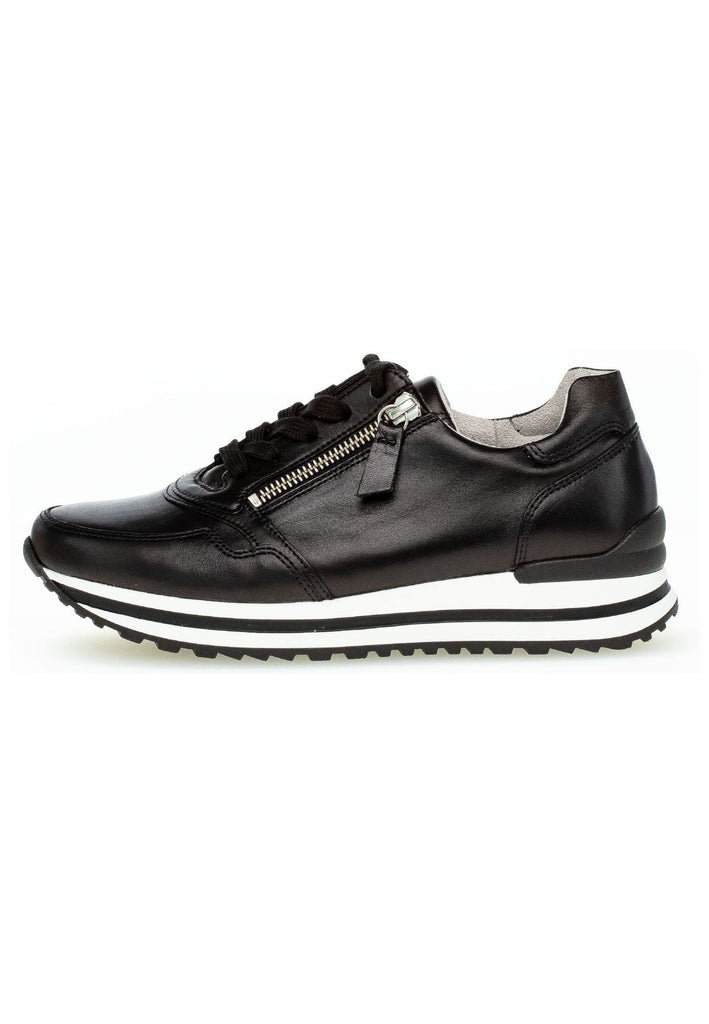 Gabor Comfort Sneaker Nappaleder Schwarz