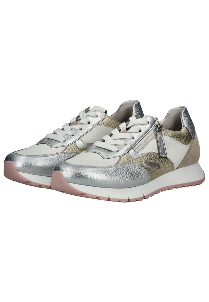 Gabor Comfort Sneaker Nappaleder Silber