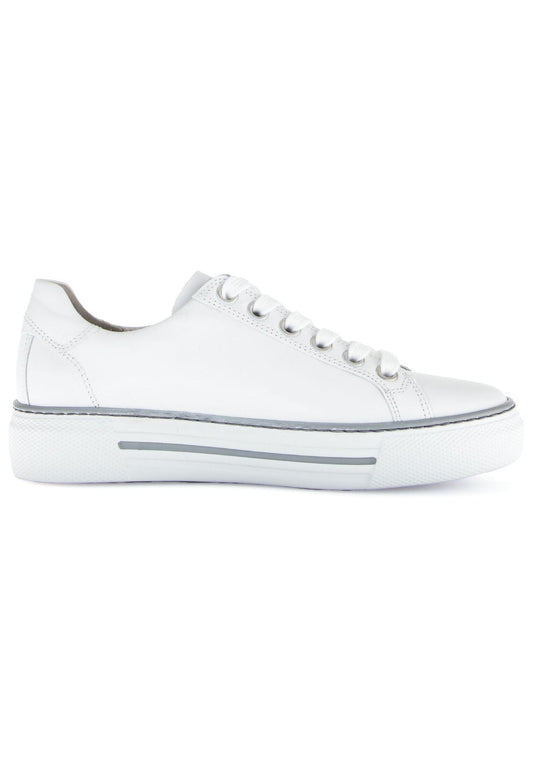 Gabor Comfort Sneaker Nappaleder Weiß