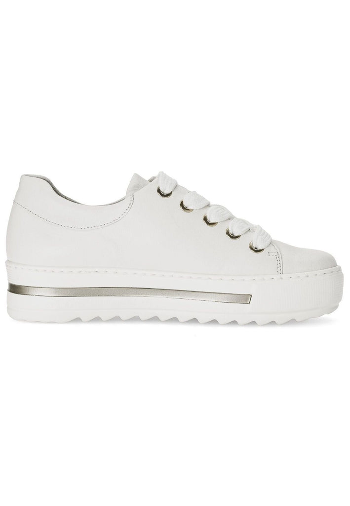 Gabor Comfort Sneaker Nappaleder Weiß