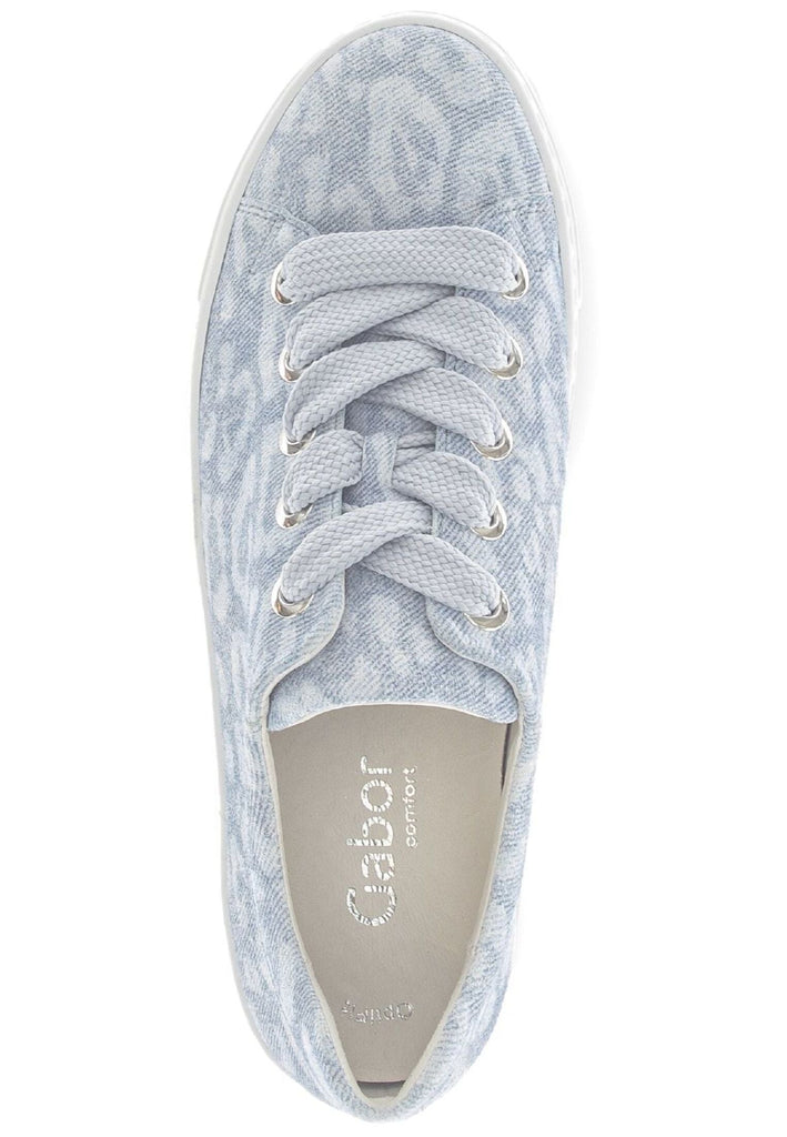 Gabor Comfort Sneaker Textil Blau