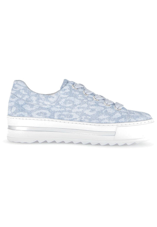 Gabor Comfort Sneaker Textil Blau