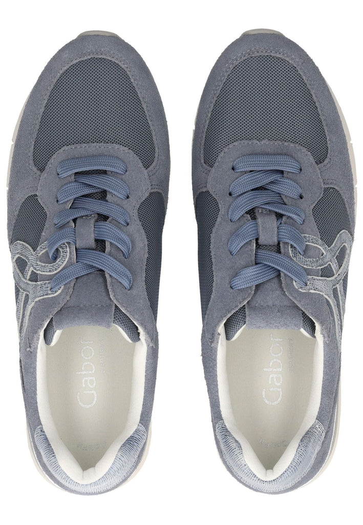 Gabor Comfort Sneaker Veloursleder Blau