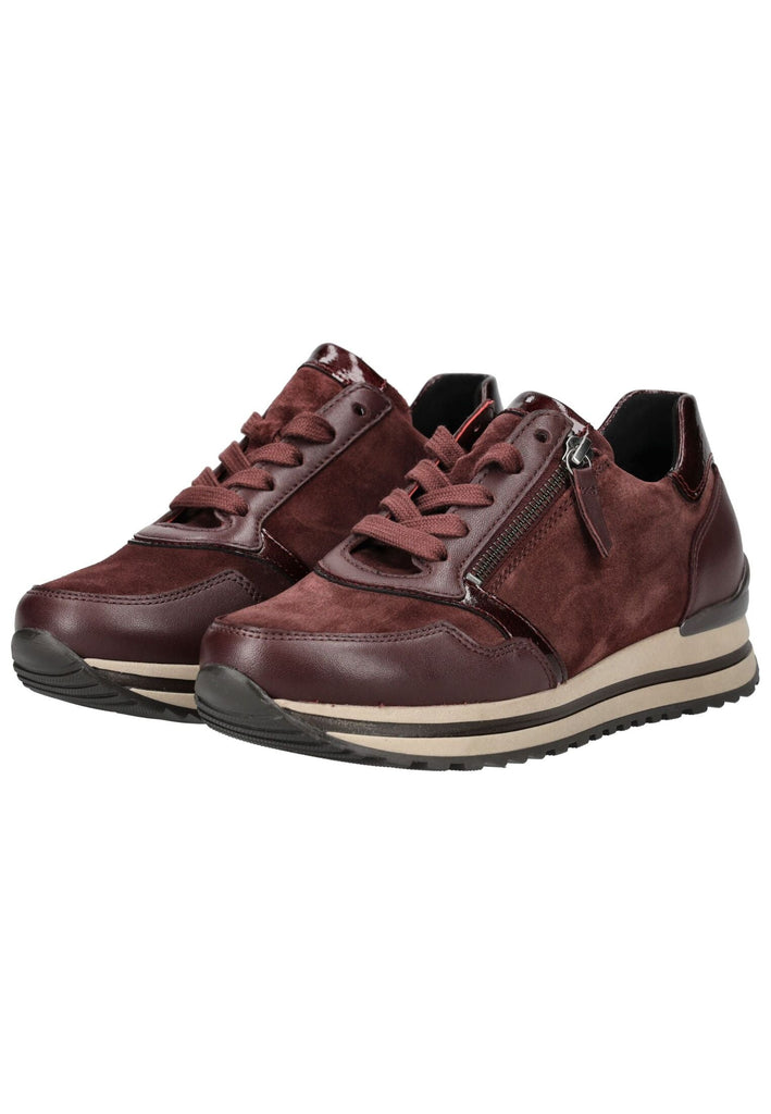 Gabor Comfort Sneaker Veloursleder Merlot