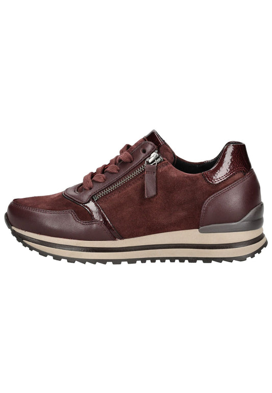 Gabor Comfort Sneaker Veloursleder Merlot