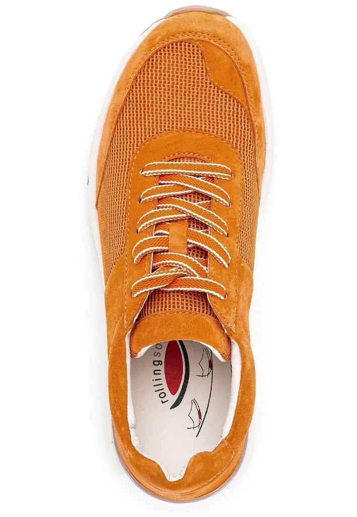 Gabor Comfort Sneaker Veloursleder/Mesh Orange