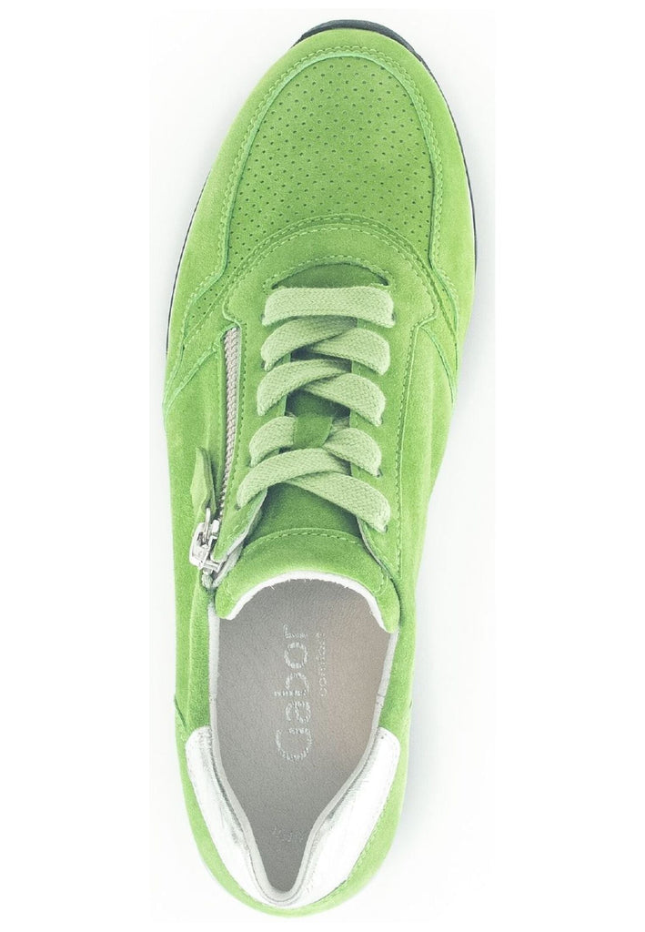 Gabor Comfort Sneaker Veloursleder/Textil Grün/Kombi
