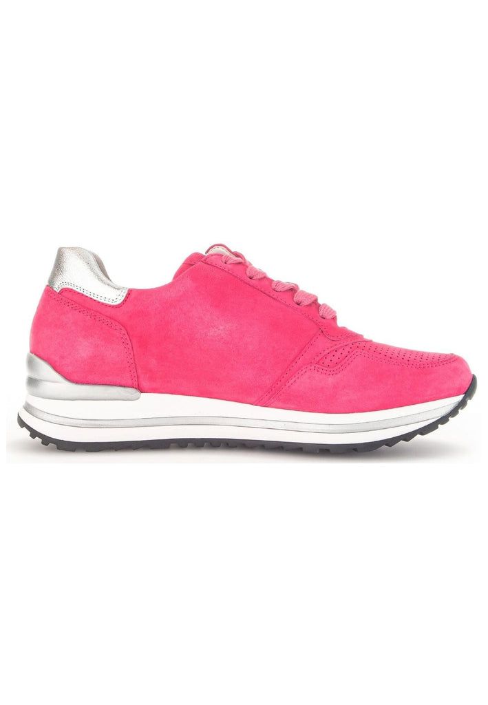 Gabor Comfort Sneaker Veloursleder/Textil Pink