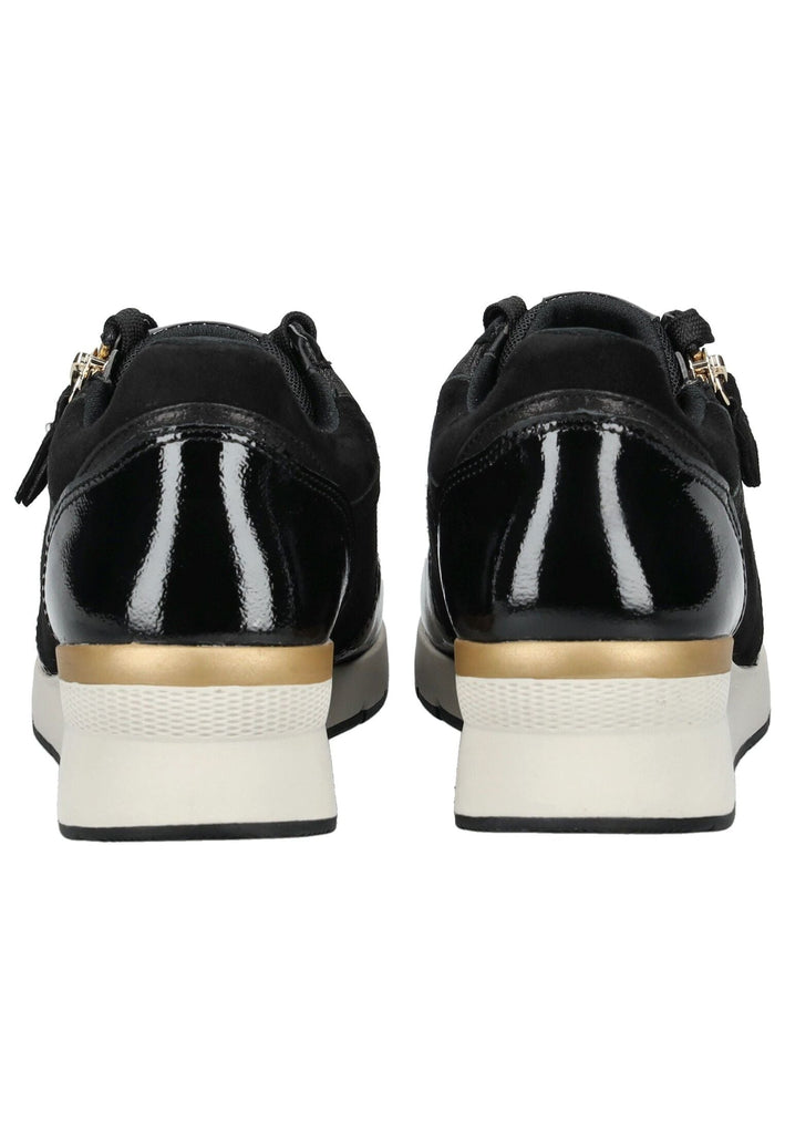 Gabor Comfort Sneaker Veloursleder/Textil Schwarz