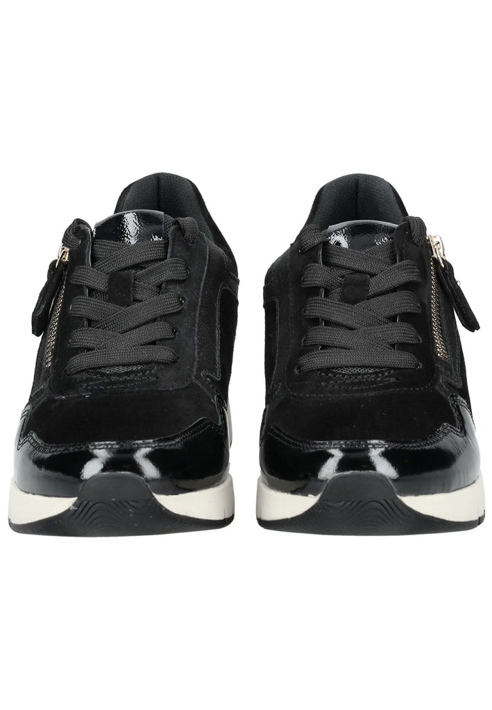 Gabor Comfort Sneaker Veloursleder/Textil Schwarz