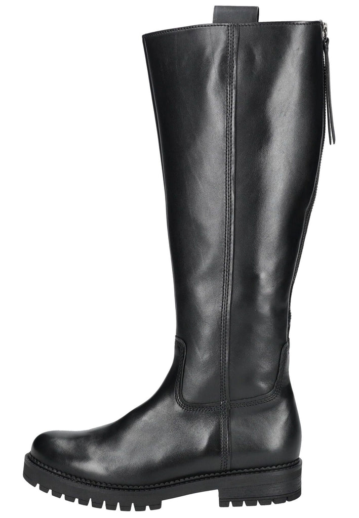 Stiefel Gabor Comfort Stiefel Glattleder Schwarz Warmfutter