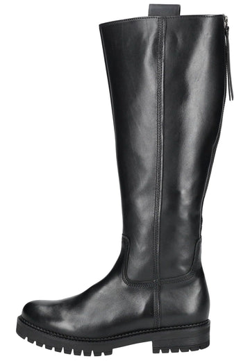 Stiefel Gabor Comfort Stiefel Glattleder Schwarz Warmfutter