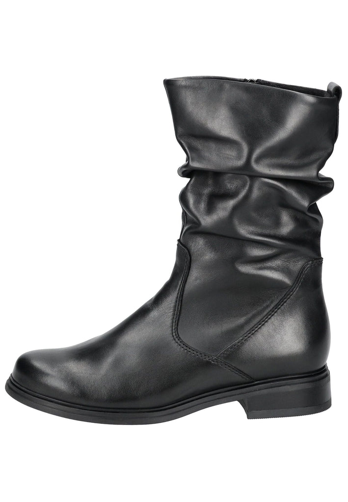 Stiefel Gabor Comfort Stiefel Glattleder Schwarz Warmfutter