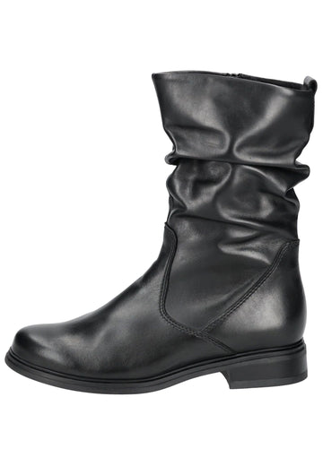 Gabor Comfort Stiefel Glattleder Schwarz Warmfutter