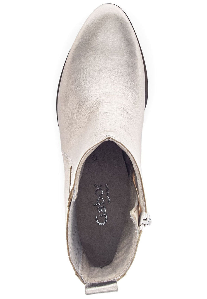 Gabor Comfort Stiefelette Glattleder Puder