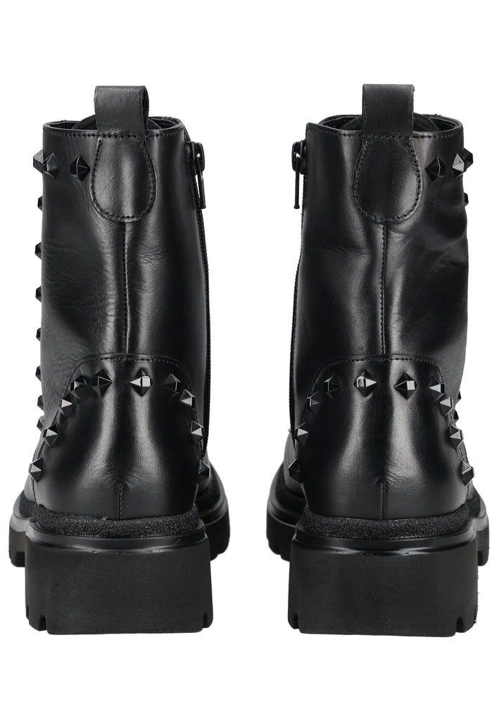 Gabor Comfort Stiefelette Glattleder Schwarz Warmfutter