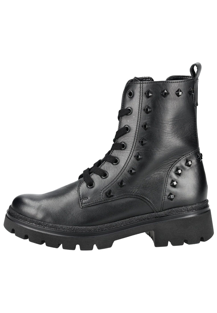 Gabor Comfort Stiefelette Glattleder Schwarz Warmfutter