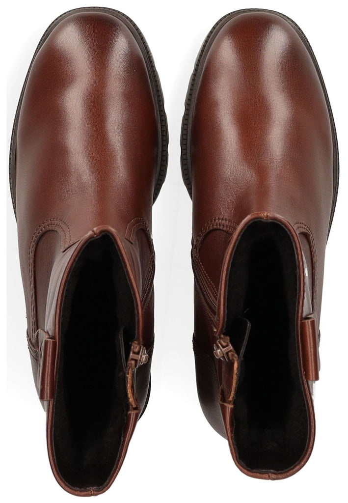 Gabor Comfort Stiefelette Leder Braun Warmfutter