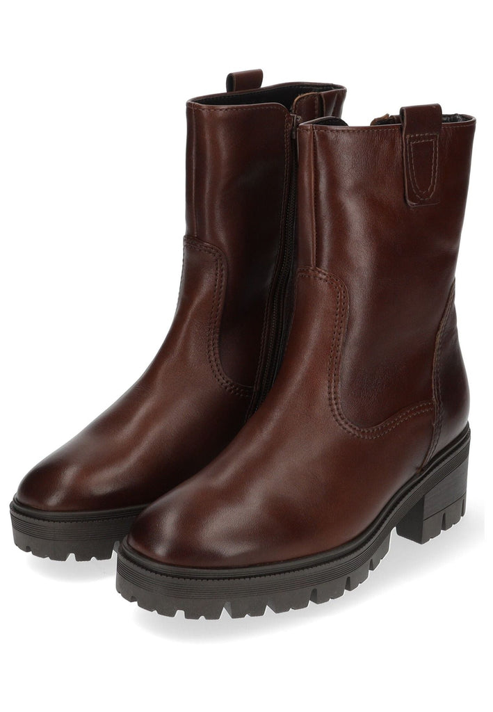 Gabor Comfort Stiefelette Leder Braun Warmfutter