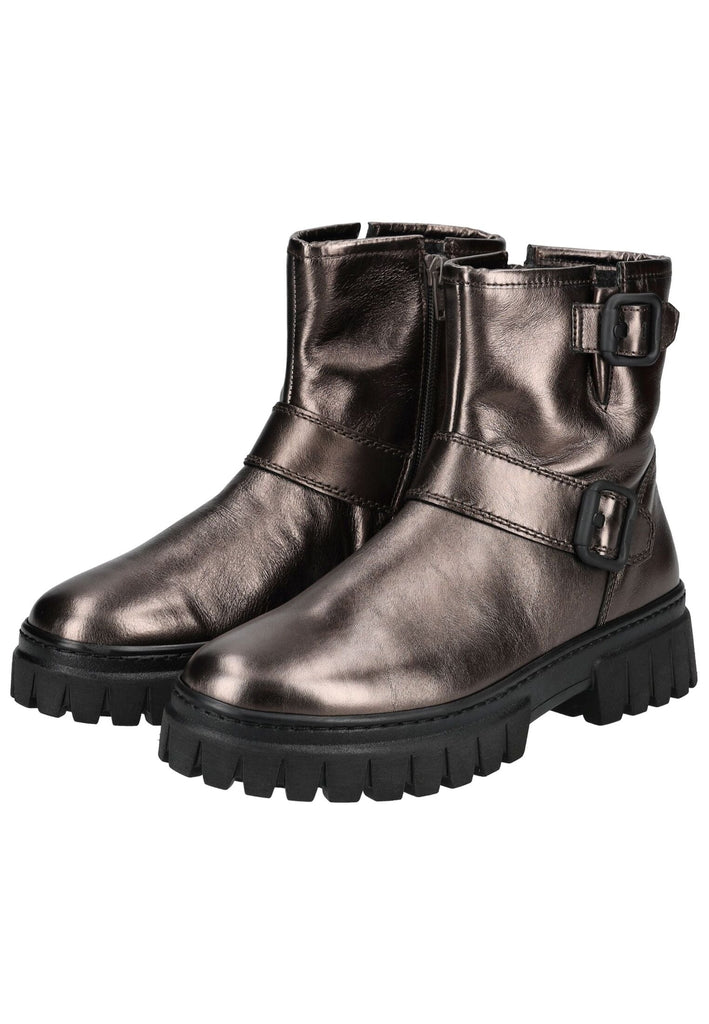 Gabor Comfort Stiefelette Leder Bronze