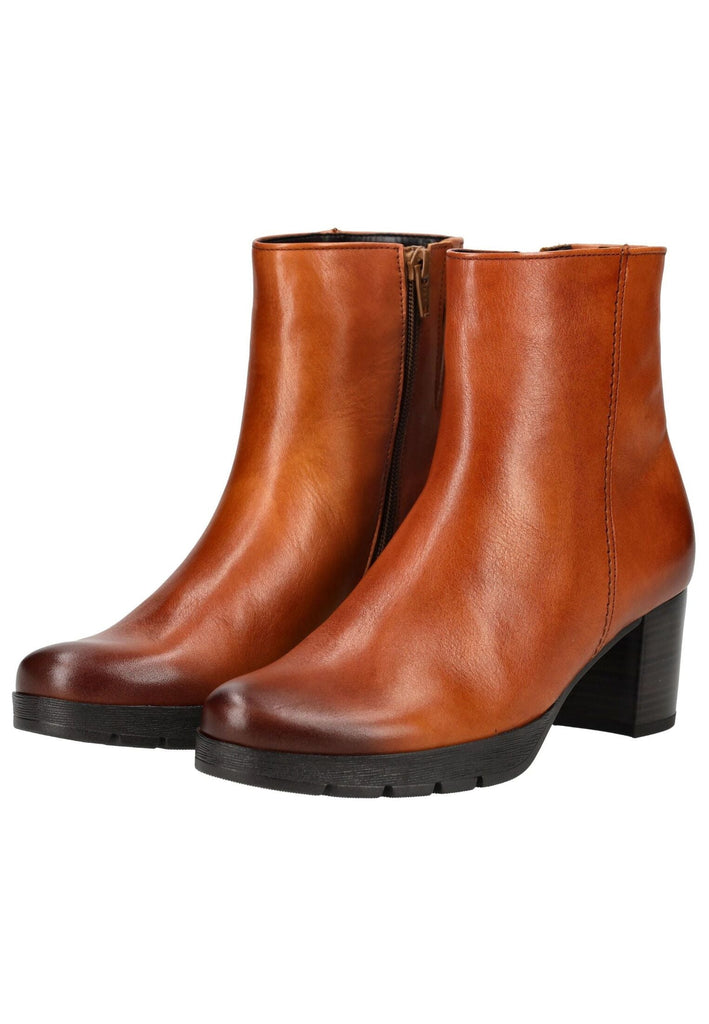 Gabor Comfort Stiefelette Leder Cognac