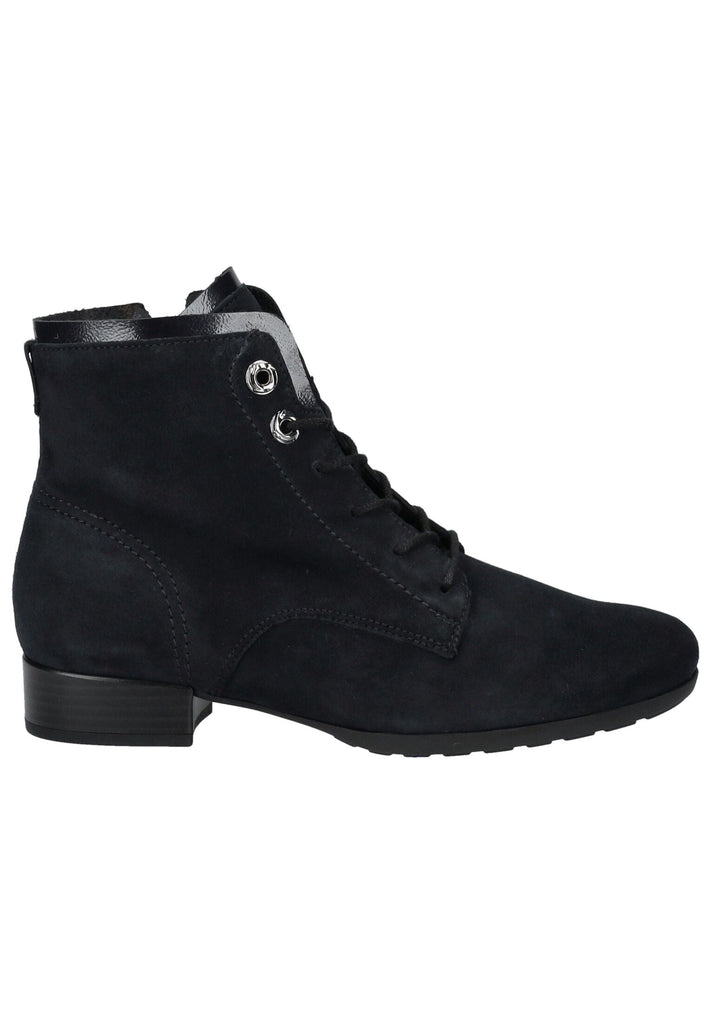 Gabor Comfort Stiefelette Leder Dunkelblau Warmfutter