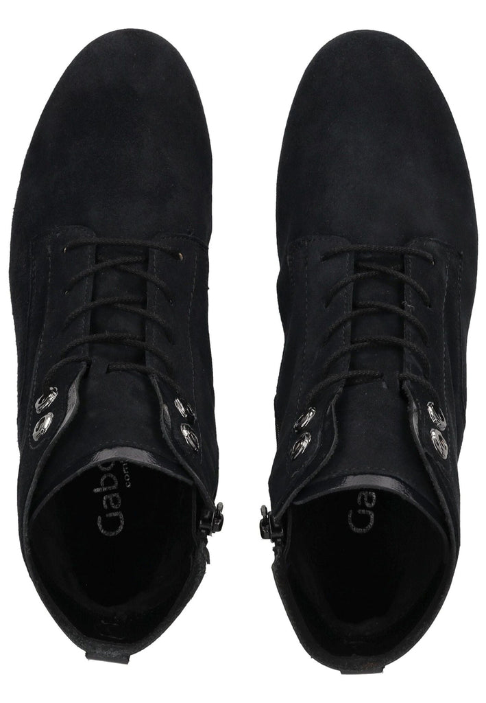 Gabor Comfort Stiefelette Leder Dunkelblau Warmfutter