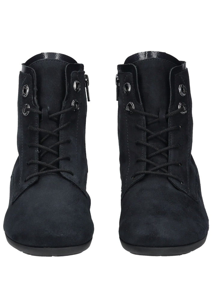 Gabor Comfort Stiefelette Leder Dunkelblau Warmfutter