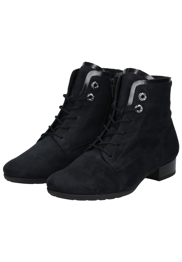 Gabor Comfort Stiefelette Leder Dunkelblau Warmfutter