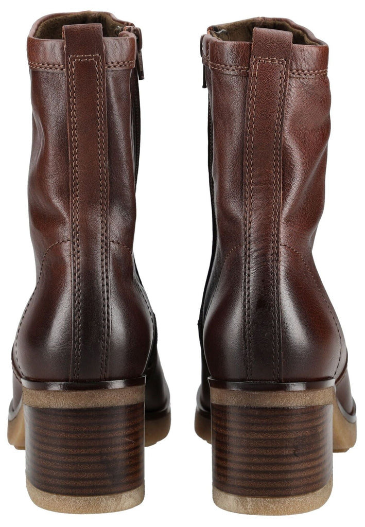 Gabor Comfort Stiefelette Leder Mittelbraun Warmfutter