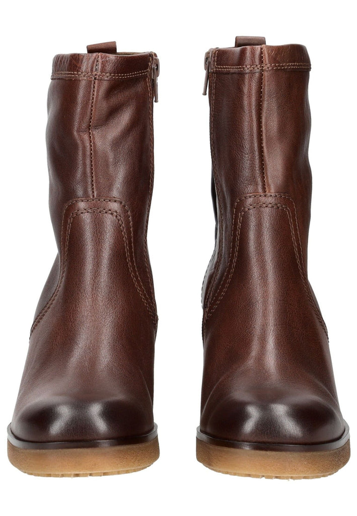 Gabor Comfort Stiefelette Leder Mittelbraun Warmfutter