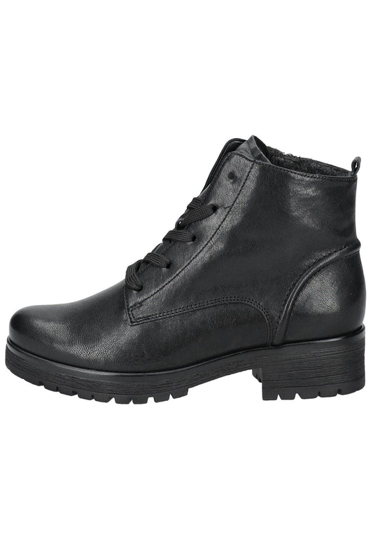 Gabor Comfort Stiefelette Leder Schwarz Warmfutter