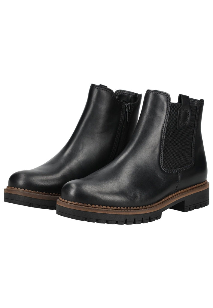 Gabor Comfort Stiefelette Leder/Textil Schwarz