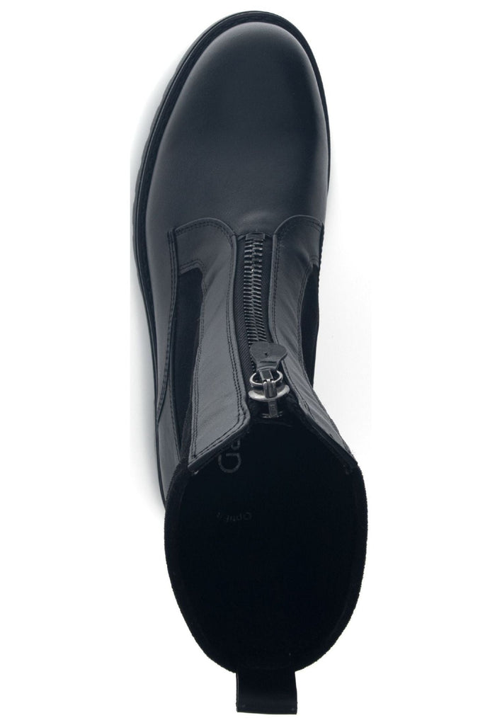Gabor Comfort Stiefelette Leder/Textil Schwarz