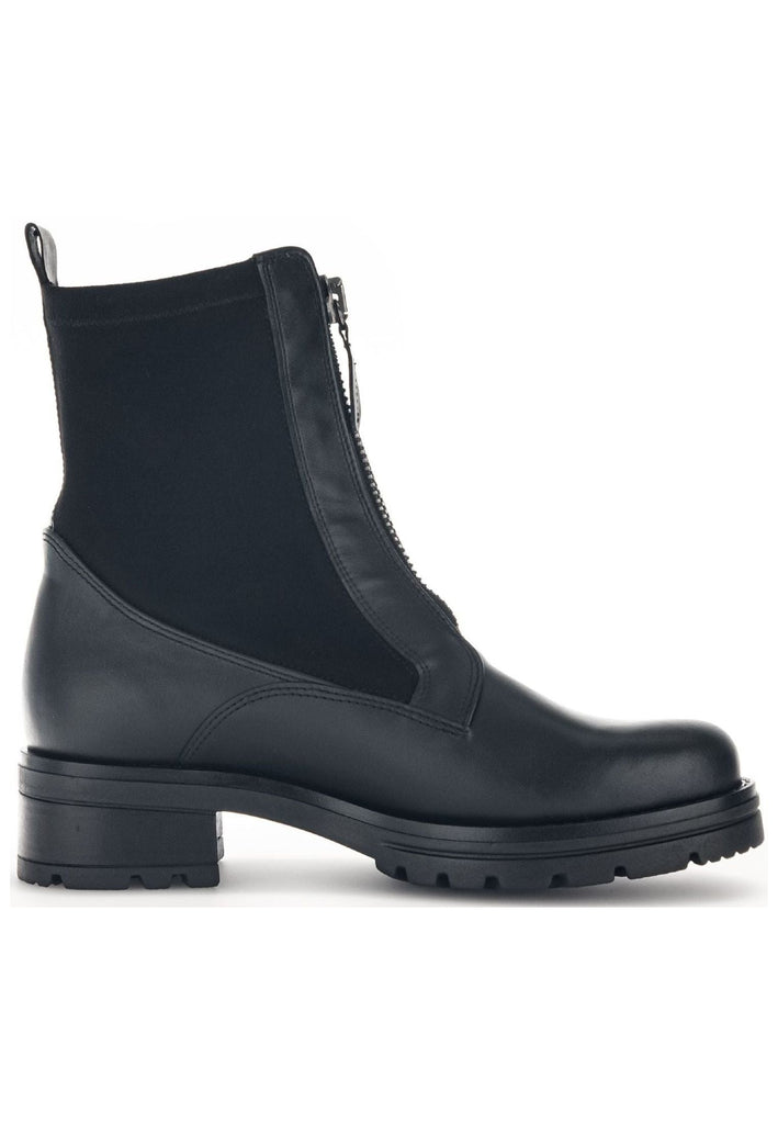 Gabor Comfort Stiefelette Leder/Textil Schwarz