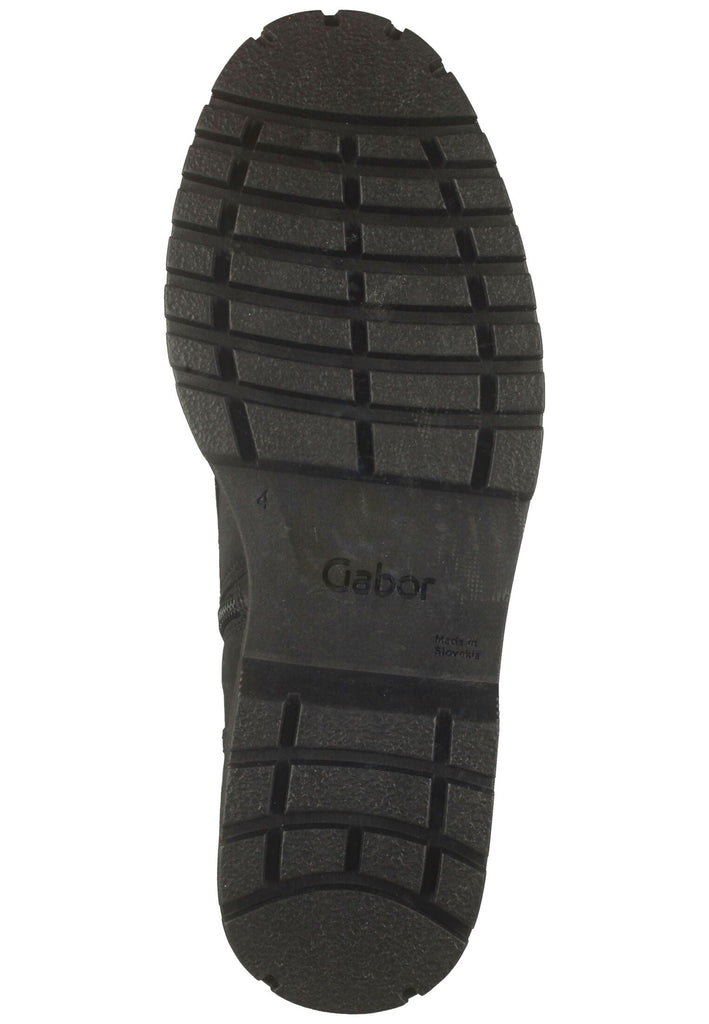 Gabor Comfort Stiefelette Leder/Textil Schwarz