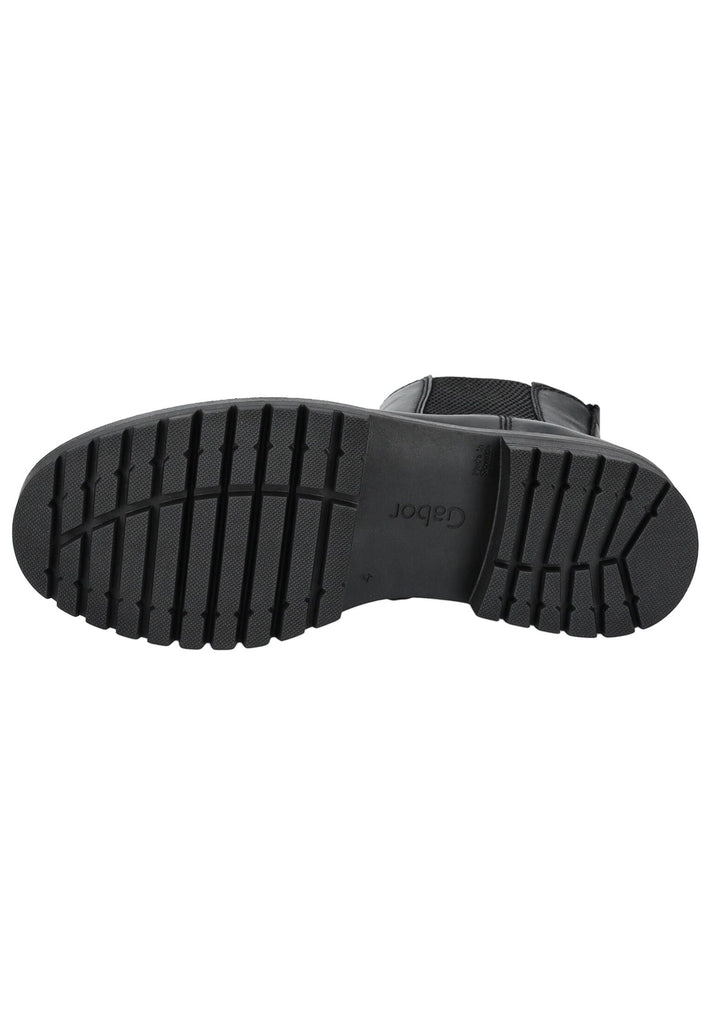 Gabor Comfort Stiefelette Leder/Textil Schwarz Warmfutter