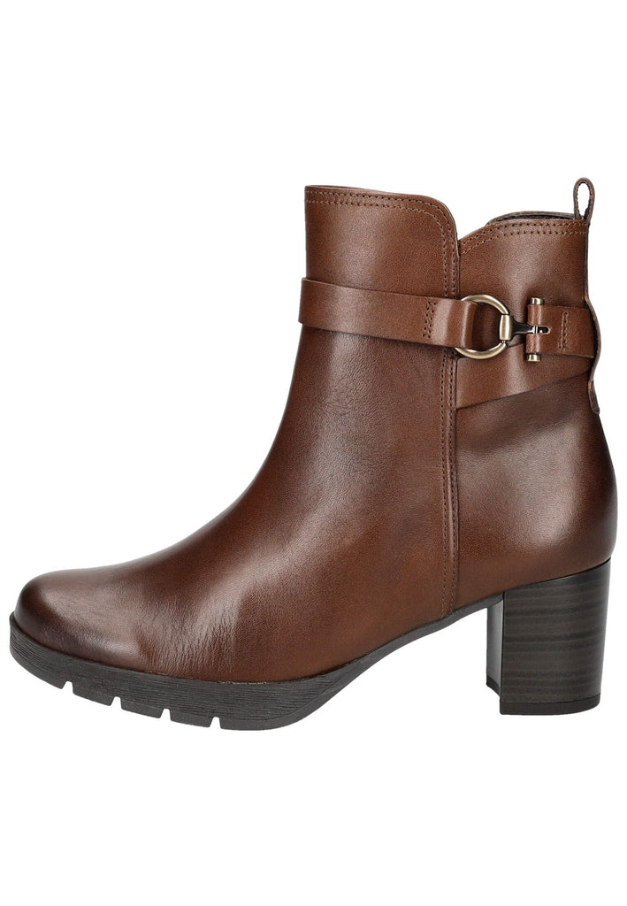 Gabor Comfort Stiefelette Nappaleder Mittelbraun Warmfutter