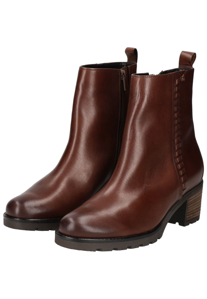 Gabor Comfort Stiefelette Nappaleder Mittelbraun Warmfutter