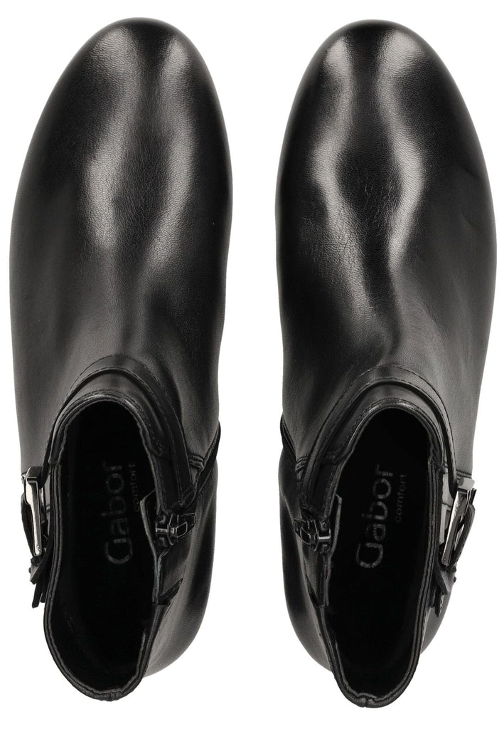Gabor Comfort Stiefelette Nappaleder Schwarz