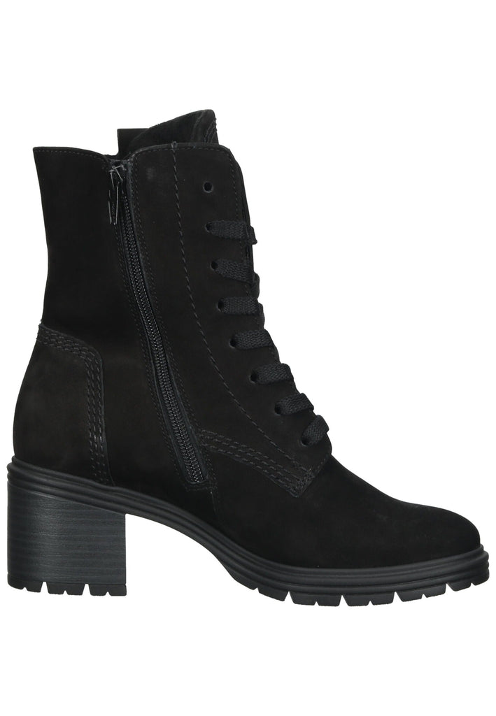 Gabor Comfort Stiefelette Nubukleder Schwarz