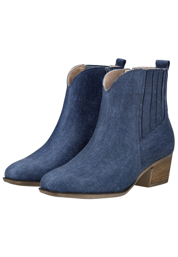 Gabor Comfort Stiefelette Textil Jeans